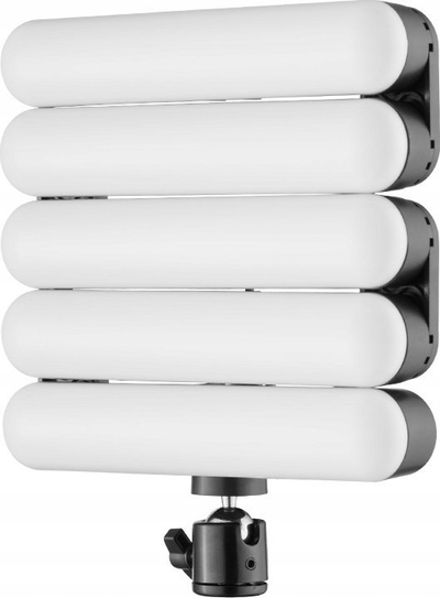 Dritë studio LED FreePower V8, unazë gjashtëkëndore, 3200-6500K, e bardhë