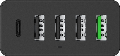 Krux KRX0044 Полнач 60W PD, 4x USB-A, 1x USB-C