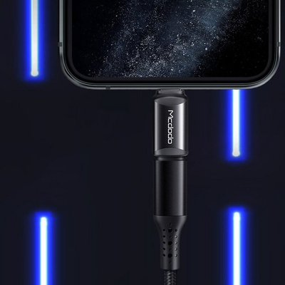 Përshtatës Mcdodo USB-C - Lightning, ngjyrë e zezë