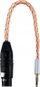 Аудио адаптер Moondrop UP, 4PIN XLR во 4.4mm, 30cm, црн