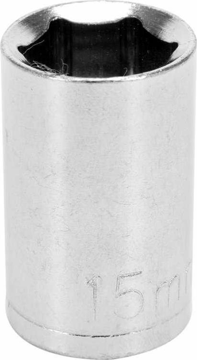 Çelës tubular Sthor 6-Point, 1/2", 15mm, ngjyrë argjendi