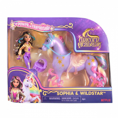 Set lodrash Unicorn Academy, kukulla Sofia, unigorni Uajldstar