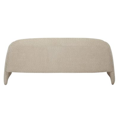 Sofa Laforge me kornizë metalike 160x80x63cm (HM9680.03), bezhë