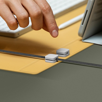 Mousepad UNIQ Hagen Intelligent, i dyanshëm, poliuretani, i zi blu