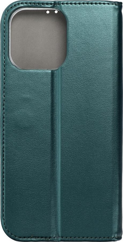 Kabullë telefoni Smart Magneto për iPhone 14 Pro Max, me kapak portofol, me magnet, jeshile e errët