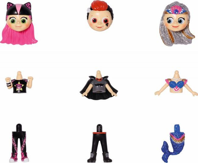 Lodër mini goca Zapf Lil Snaps Dolls Sidekick S2, set me 36 copë, shumëngjyrëshe