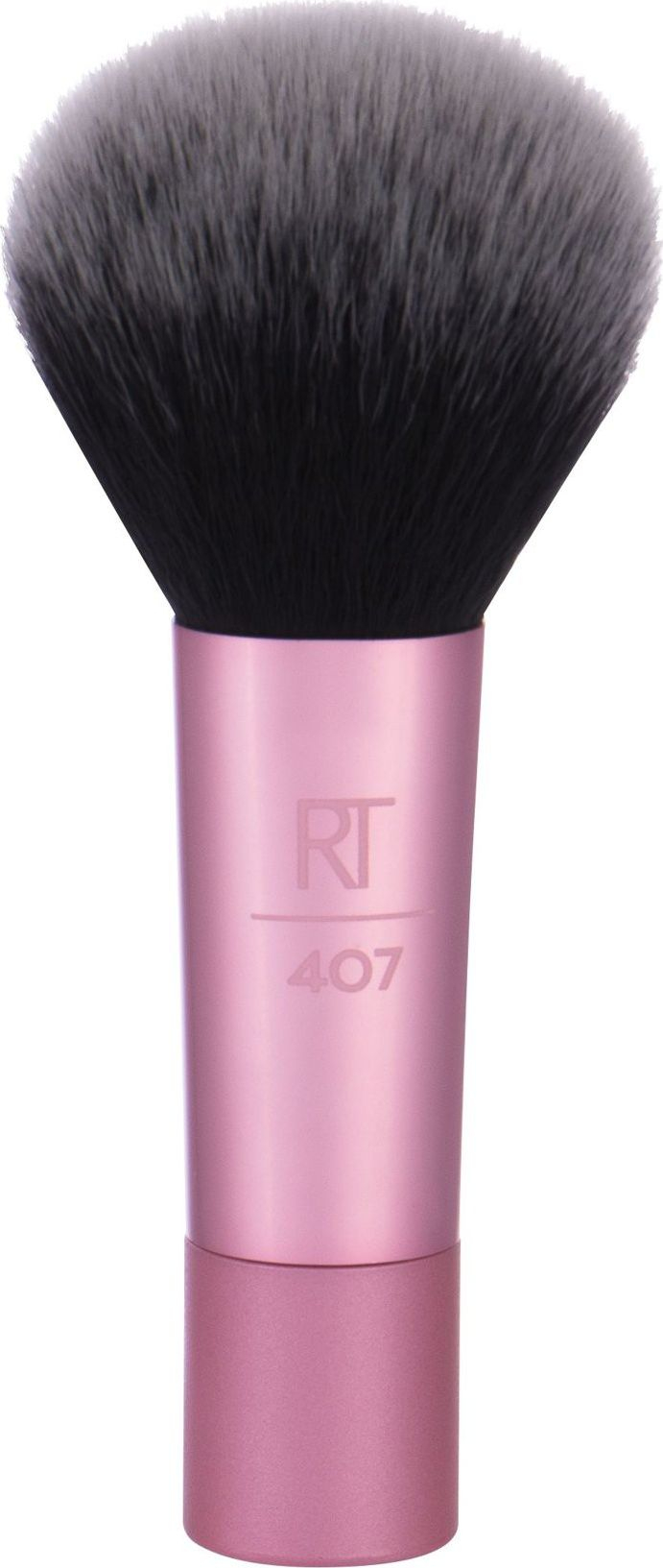 Furçë make up Real Techniques Mini Multitask, sintetike, dorezë metalike rozë