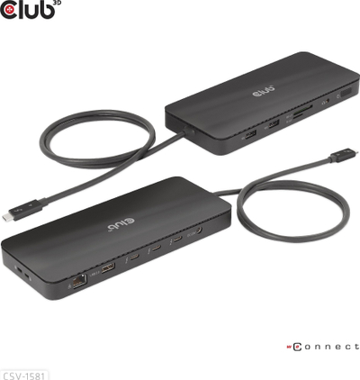 HUB USB Club 3D Thunderbolt 4 11in1, 3x Thunderbolt, 3x USB, i zi