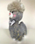 Lodër pelushi INNOGIO Alpaca Soft, 30 cm, gri