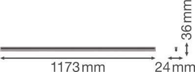 Panel drite LED LEDVANCE Linear Compact High Output 1200, 20W, 4000K, i bardhë