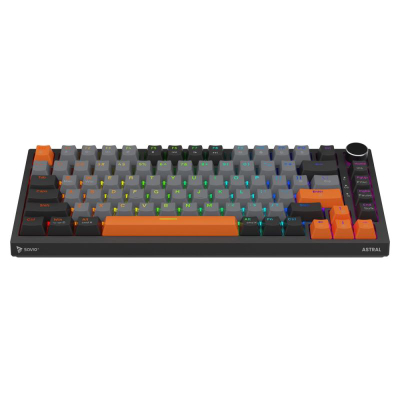 Tastierë gaming Savio Astral Magnetic, 82 taste, RGB, e zezë