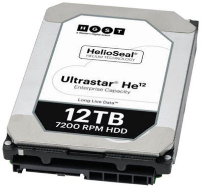 Диск за сервер HGST WD Ultrastar DC HC510 He12 (0F29530), 12TB, 3.5'', SAS-3