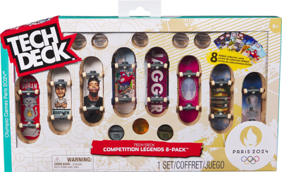 Set fingerboard Tech Deck Paris 2024 Competition Legends, 8 copë, me aksesorë, shumëngjyrësh