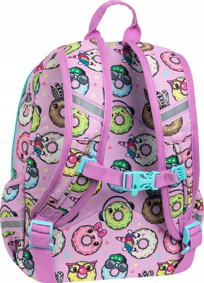 Çantë shpine fëmijësh CoolPack Toby Happy Donuts, 13", rozë me motive donuts