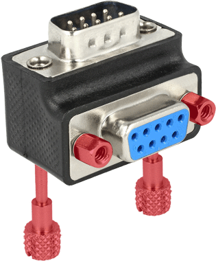 Përshtatës Delock DB-9 - DB-9 (65593), i zi