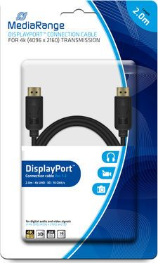 Kabllo DisplayPort MediaRange MRCS159, 2m, 4K, i zi