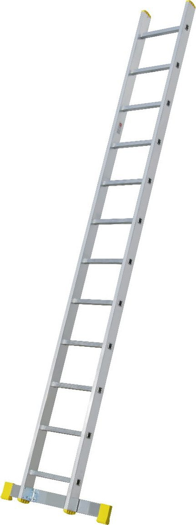 Индустриско алуминиумско скеле TYPE BS-DJ 1x12, 12 стапала, 3.2 m, сребрена боја