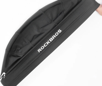 Kapelë çiklizmi Rockbros YPP037, verore nën helmetë, UPF50+, e zezë