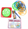 Set vizatimi Midex Spirograph, rrota gjeometrike, shumëngjyrsh