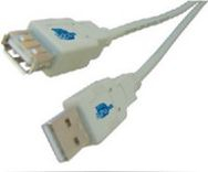 Kabllo zgjatëse USB MicroConnect USBAAF05, USB A në USB A, 0.5m, gri