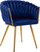 Karrige Chair 4Rico QS-GW06G, për dhomë ndenje, blu e errët