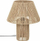 Lampë tavoline Atmosphera Boho Adria, 38cm, strukturë e endur, kafe