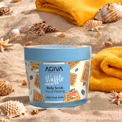 Skrab për trup Agiva Mandarin Waffle, 300ml