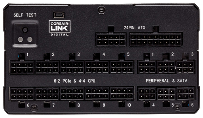 Напојување Corsair AX1600i, 1600W, ATX, црно