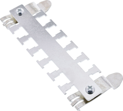 Shinë kabllosh InLine 19109K, për montim në shinë DIN TS35, metalike