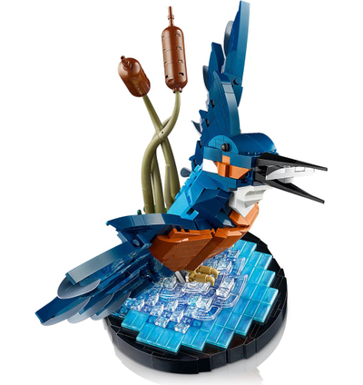 Set LEGO Icons Kingfisher 10331, model dekorativ, për të rritur, shumëngjyrësh