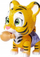 Lodër pelush Simba Pamper Petz Tiger, funksion pirje dhe urinimi, me pelenë, shumëngjyrëshe