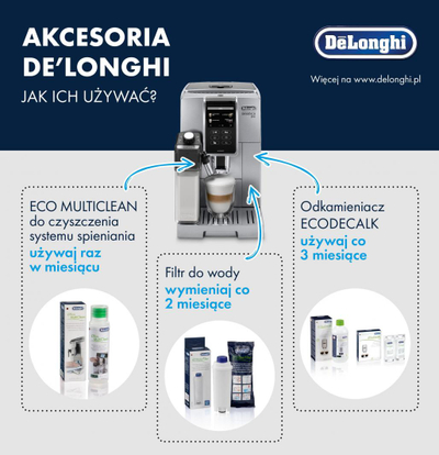 Средство за одварување DeLonghi EcoDecalk за апарат за кафе, 500 мл