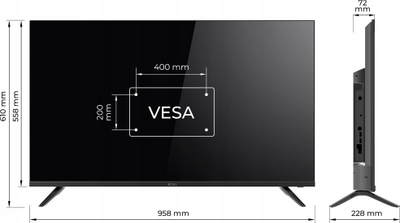 TV KIVI 43U730QB, 43", 4K Ultra HD, Smart Android TV, i zi