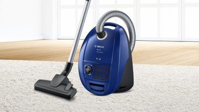 Fshesë me qese Bosch BSGL 3TURBO, turbo furçë, rreze pune 10 m, blu metalike