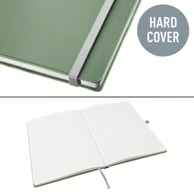 Fletore Leitz Notebook Style, A5, me katrora, jeshile