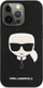 Kapak telefoni Karl Lagerfeld PU Saffiano Karl Head, për iPhone 13 Pro, i zi