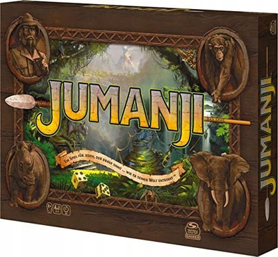 Lojë tavoline Spin Master Jumanji 6062309, familjare bashkëpunuese, 2-4 lojtarë, shumëngjyrëshe