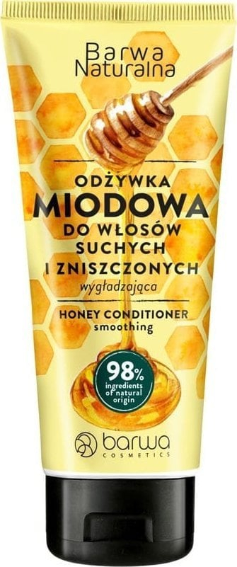 Balsam flokësh Barwa Honey, rigjenerues, me mjaltë, për të gjitha llojet e flokëve