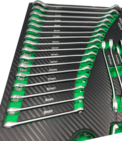Set çelësash të kombinuar ROCKFORCE Insert Bent, 31 copë, çelik krom vanadium