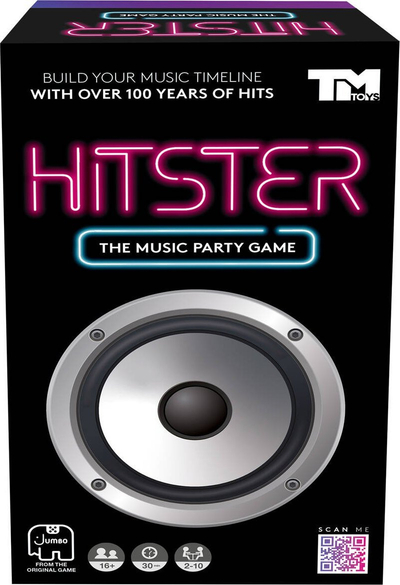 Lojë tavoline TM Toys Hitster, 300 letra, 2 10 lojtarë, shumëngjyrëshe