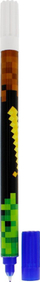 Gomë për stilolaps Starpak Pen Eraser Pixel, dyanshme, blu e bardhë