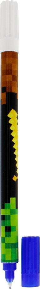 Gomë për stilolaps Starpak Pen Eraser Pixel, dyanshme, blu e bardhë
