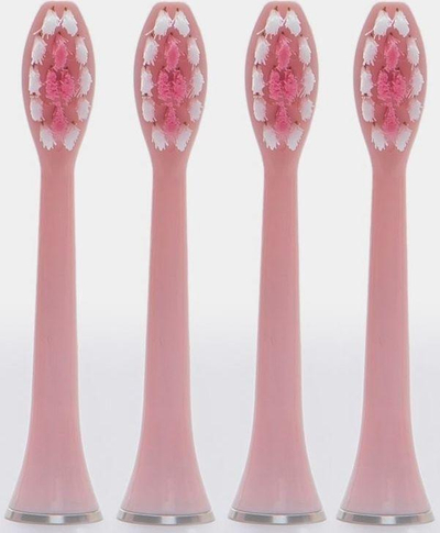 Kokë furçe dhëmbësh Sonico Pink HO-1, set me 4 copë, rozë