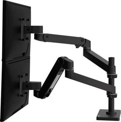 Krah monitori Ergotron LX Pro Series 45-690-292, deri 27", montim në tavolinë, i zi