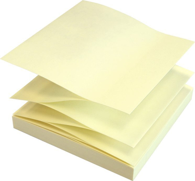Fletëngjitëse Q-Line Stick'N Z-Notes, 76x76mm, 100 fletë, 12 blloqe, e verdhë