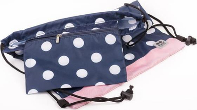 Çantë shpine PIXIE CREW Backpack Bag, poliestër, blu me pika të bardha