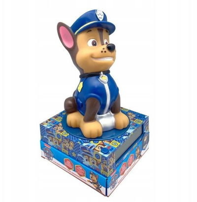 Lampë nate me alarm KIDS Paw Patrol Chase PW19972, ekran LCD, orë dhe datë, shumëngjyrëshe