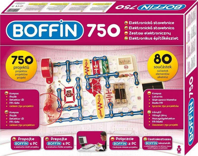 Komplet elektronik ndërtimi Boffin, 80 copa