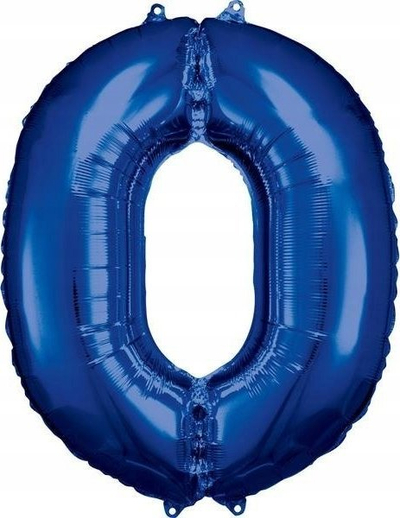 Balon metalik Riethmller 0, 66x88cm, blu