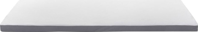 Topper për dyshek Beliani COMFY, 160 x 200 cm, memory foam, gri
